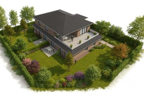 Der Garten wird individuell angepasst.